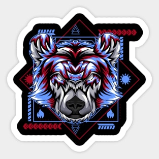 bear lover Sticker